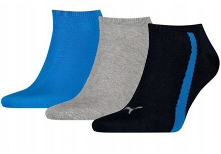 PUMA Lifestyle enkelsokken voor volwassenen (pak van 3) Grijs - 35-38