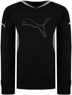 PUMA Logo Kinderen Zwart Trainingspak