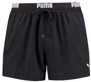 PUMA Logo Short Length Swim Shorts * Actie * Zwart,Blauw - Small,Medium,Large,X-Large