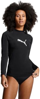 PUMA Long Sleeve Rash Guard Dames Zwart-S
