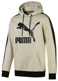 PUMA Luxe Pack Pullover Lange Mouw Beige Heren Hoodie 596739 32 Zwart