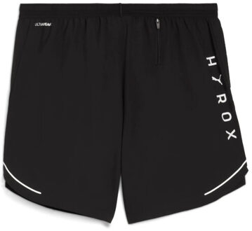 PUMA m x hyrox 6' ultraweave short training short heren - Zwart