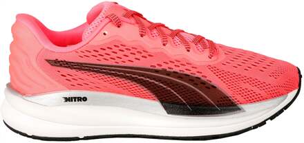PUMA Magnify Nitro Surge Neutrale Schoen Dames-Pink,Zwart roze - 38.5