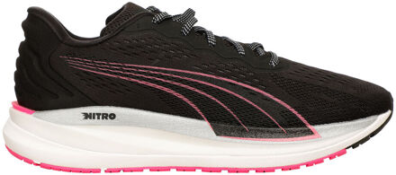PUMA Magnify Nitro Surge Neutrale Schoen Dames-Zwart,Grijs - 40.5