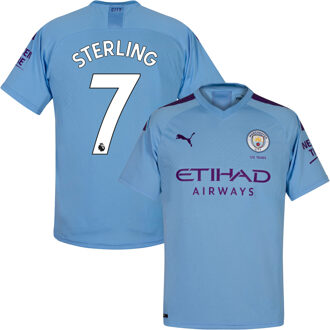 PUMA Manchester City Shirt Thuis 2019-2020 + Sterling 7 - L