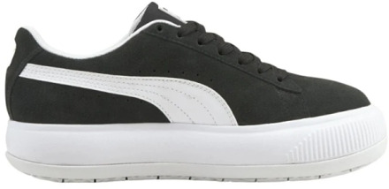 PUMA Mayu sneaker van suède met logo Zwart - 39