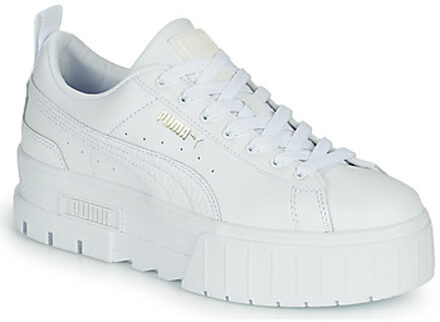 PUMA Mayze Classic sneaker met leren details Wit - 40