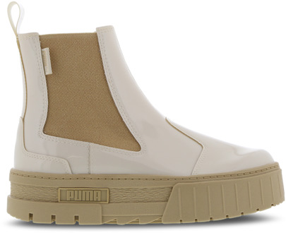 PUMA Mayze Sneakers Dames - Wit - Maat 38.5 - Leer White