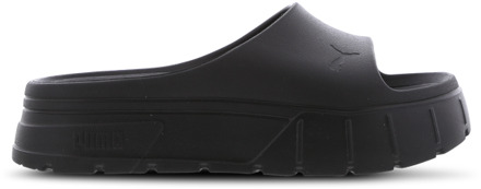 PUMA Mayze Sneakers Dames - Zwart - Maat 35.5 - Plastic Black