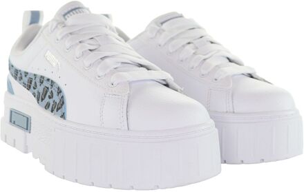 PUMA Mayze Wild Kinderen Witte Sneakers - EU 37 / UK 4