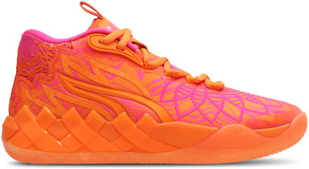 PUMA Mb.01234 Mash-up Sneakers Heren - Oranje - Maat 42 - Mesh/Synthetisch Orange
