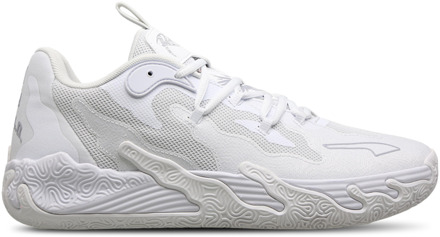PUMA Mb.03 Lo Sneakers Heren - Wit - Maat 40.5 - Mesh/Synthetisch White