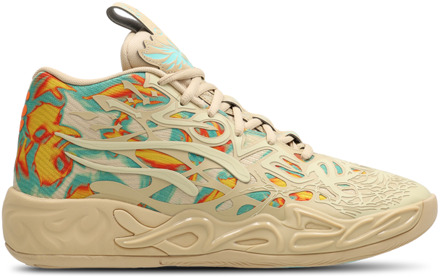 PUMA Mb.04 Flare Sneakers Heren - Beige - Maat 42.5 - Mesh/Synthetisch