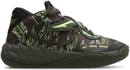 PUMA MB.05 Kindersneakers - Olijf - Maat 38 - Mesh/Synthetisch Olive