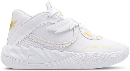 PUMA MB.05 Kindersneakers - Wit - Maat 39 - Mesh/Synthetisch White