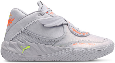 PUMA Mb.05 Shine Sneakers Heren - Grijs - Maat 44.5 - Mesh/Synthetisch Grey