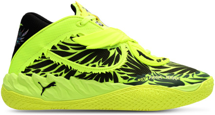 PUMA MB.05 Sneakers Heren - Geel - Maat 46 - Mesh/Synthetisch Yellow