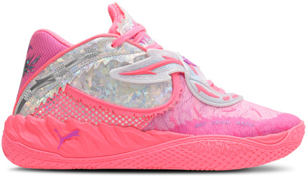 PUMA Mb.05 World Tour Sneakers Heren - Roze - Maat 42 - Mesh/Synthetisch Pink