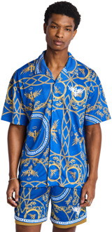 PUMA Mb X Golden Child T-shirts Heren - Blauw - Maat S - Katoen Jersey Blue