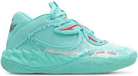 PUMA Melo Kindersneakers - Blauw - Maat 36 - Plastic Blue