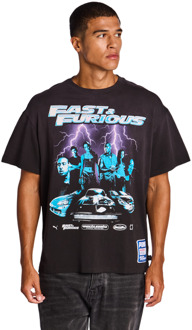 PUMA Melo T-shirts Heren - Zwart - Maat M - Katoen Jersey Black