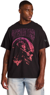 PUMA Melo T-shirts Heren - Zwart - Maat S - Katoen Jersey Black