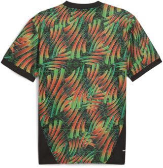 PUMA Men's Puma AFCON Tournament Allover Print T-Shirt in Multi colour - maat M Zwart