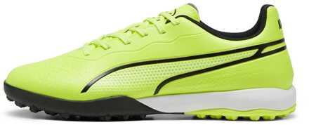 PUMA Men's Puma King Match Turf Football Boots in Lime Limoengroen - EU 43 / UK 9