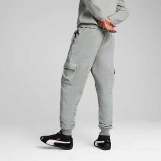 PUMA Men's Puma Small Logo Fleece Cargo Pants in Grey Grijs - 2XL
