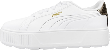 PUMA Metallic Karmen Sneakers Puma , White , Dames - 37 Eu,39 Eu,38 EU