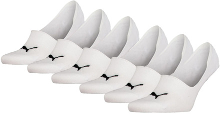 PUMA Mid Cut Footie Sokken Senior (6-pack) - 35-38