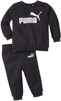 PUMA minicats essentials crew joggingpak zwart baby - 98