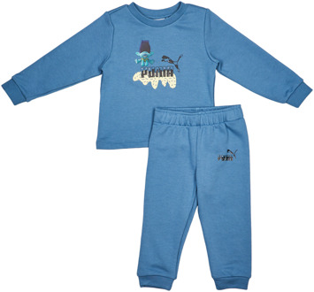 PUMA Minicats Trolls Trainingspakken Baby - Blauw - Maat 70 - 75 CM Blue