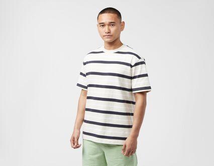 PUMA MMQ Striped T-Shirt, Ecru - L