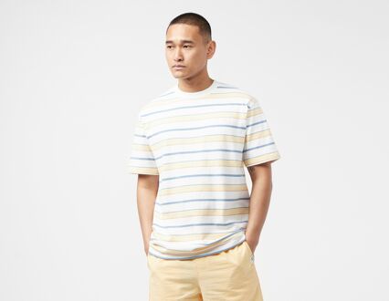 PUMA MMQ Striped T-Shirt, White - XL
