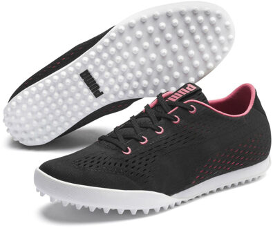 PUMA Monolite Cat EM Golf Lace-Up Zwart Synthetisch Damestrainers 192988 02 - maat