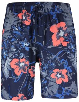 PUMA Nassau Korte Mouw Bedrukte Marineblauwe Herenshort 533796 02 Navy