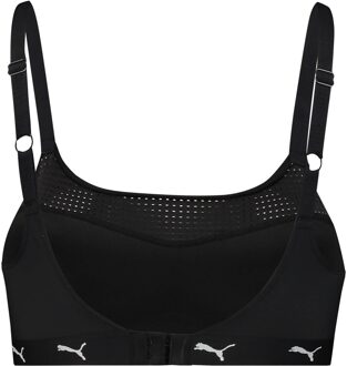PUMA niet-voorgevormde bh-top zwart