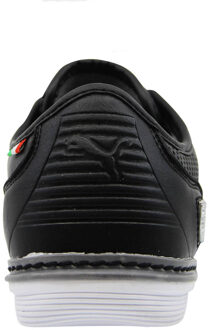 PUMA Novellino Scuderia Ferrari Zwart Leer Lace Up Herentrainers 304664 01 - maat
