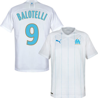 PUMA Olympique Marseille Shirt Thuis 2019-2020 + Balotelli 9 (Fan Style) - L