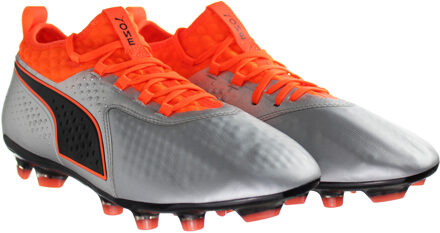 PUMA One 2 HG Zilver Heren Voetbalschoenen