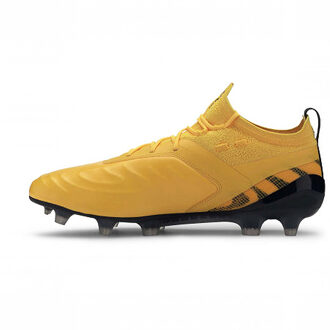 PUMA One 20.1 FG/AG  Sportschoenen - Maat 41 - Mannen - geel/zwart/oranje