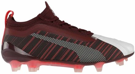 PUMA One 5.1 FG/AG Dames Wit Voetbalschoenen Roze