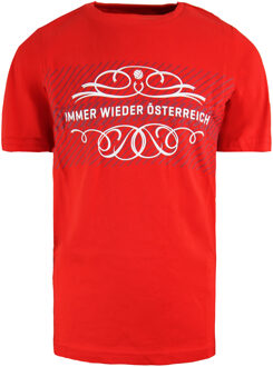 PUMA Oostenrijk Osterreich Tee Korte Mouw Rood Kinder Voetbal T-shirt 750560 01
