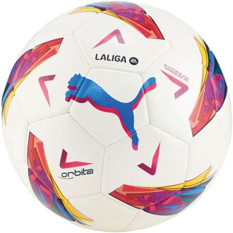 PUMA Orbita LaLiga 1 Hybrid Voetbal wit - blauw - rood - paars - geel - 5