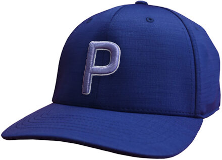PUMA P 110 Flexfit Verstelbaar Blauw Heren Golf Cap 022537 30 - One Size