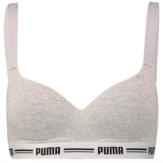 PUMA Padded Bralette - Grijs - Dames - maat  XS