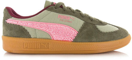 PUMA Palermo gentle meld wns lux army lage sneakers dames Groen - 42