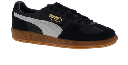 PUMA Palermo heren sneaker | heren | maat: | leer en suede Zwart - 44