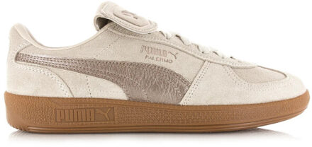 PUMA Palermo premium metallic desert gum lage sneakers dames - maat 40 Beige